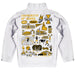 Idaho Vandals Hand Sketched Vive La Fete Impressions Artwork White Boys Quarter Zip Pullover - Vive La Fête - Online Apparel Store