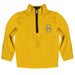 Idaho Vandals Hand Sketched Vive La Fete Impressions Artwork Yellow Quarter Zip Pullover