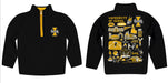 Idaho Vandals Hand Sketched Vive La Fete Impressions Artwork Black Boys Quarter Zip Pullover - Vive La Fête - Online Apparel Store