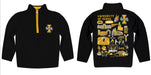 Idaho Vandals Hand Sketched Vive La Fete Impressions Artwork Black Boys Quarter Zip Pullover - Vive La Fête - Online Apparel Store