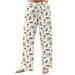Idaho Vandals Repeat Print Hand Sketched Vive La Fete Impressions Artwork Womens White Lounge Pants