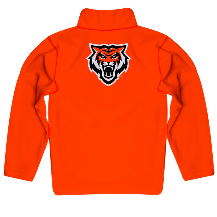 Idaho State University Bengals ISU Vive La Fete Game Day Solid Orange Quarter Zip Pullover Sleeves - Vive La Fête - Online Apparel Store