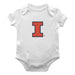  Illinois Fighting Illini Cotton Short Sleeve Bodysuit White