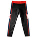 Illinois Fighting Illini Vive La Fete Girls Game Day Black with Orange Stripes Leggings Tights