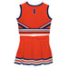  Illinois Fighting Illini Vive La Fete Game Day Orange Sleeveless Chearleader Set - Vive La Fête - Online Apparel Store
