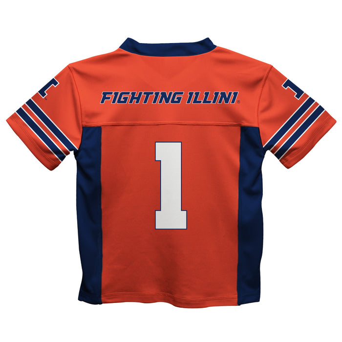  Illinois Fighting Illini Vive La Fete Game Day Orange Boys Fashion Football T-Shirt - Vive La Fête - Online Apparel Store