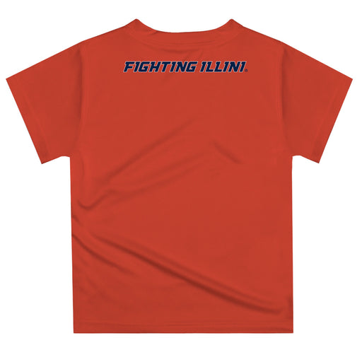 Illinois Fighting Illini Vive La Fete Excavator Boys Game Day Orange Short Sleeve Tee - Vive La Fête - Online Apparel Store