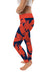 Illinois Fighting Illini Vive La Fete Paint Brush Logo on Waist Women Orange Yoga Leggings - Vive La Fête - Online Apparel Store
