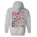 Illinois Fighting Illini Hand Sketched Artwork Cotton Fleece Women Hoodie - Vive La Fête - Online Apparel Store