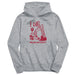 Indiana Hoosiers Vive La Fete Excavator Heather Grey Cotton Hoodie