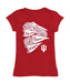 Indiana Hoosiers Girl´s Fitted Cotton T-shirt Red