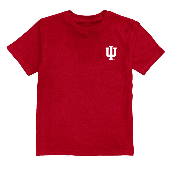 Indiana Hoosiers Vive La Fete Impressions Artwork Red T-shirt Cotton Blends