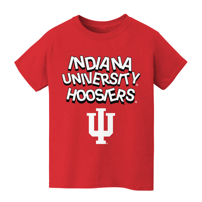 Indiana Hoosiers Boys Game Day Red Cotton Short Sleeve Tee