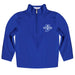 Indiana State Sycamores Vive La Fete Game Day Solid Blue Quarter Zip Pullover Sleeves