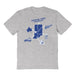 Indiana State Sycamores Hand Sketched Vive La Fete Impressions Icones Kids Grey T-shirt