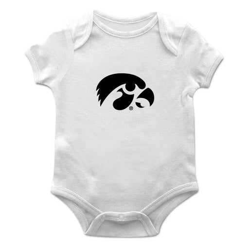 Iowa Hawkeyes Cotton Short Sleeve Bodysuit White