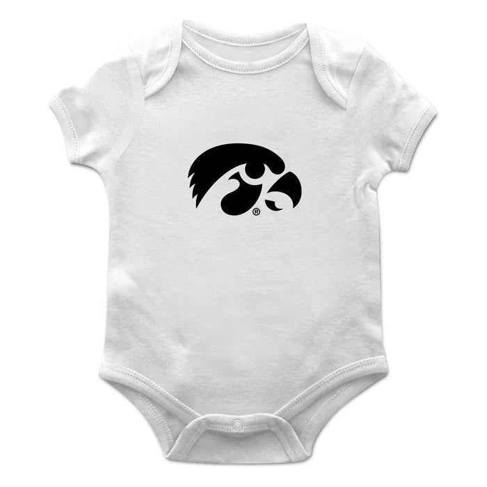 Iowa Hawkeyes Cotton Short Sleeve Bodysuit White