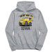 Iowa Hawkeyes On My Way Monster Truck Heather Grey Cotton Youth Hoodie