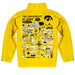 Iowa Hawkeyes Hand Sketched Vive La Fete Impressions Artwork Gold Boys Quarter Zip Pullover V1 - Vive La Fête - Online Apparel Store