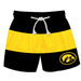 Iowa Hawkeyes Vive La Fete Gold Stripes Swimtrunks V1