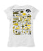 Iowa Hawkeyes Hand Sketched Vive La Fete Impressions Artwork White Girls Cotton Short Sleeve Tee - Vive La Fête - Online Apparel Store
