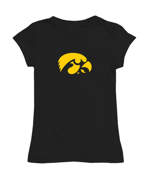 Iowa Hawkeyes Girl´s Fitted Cotton T-shirt Black