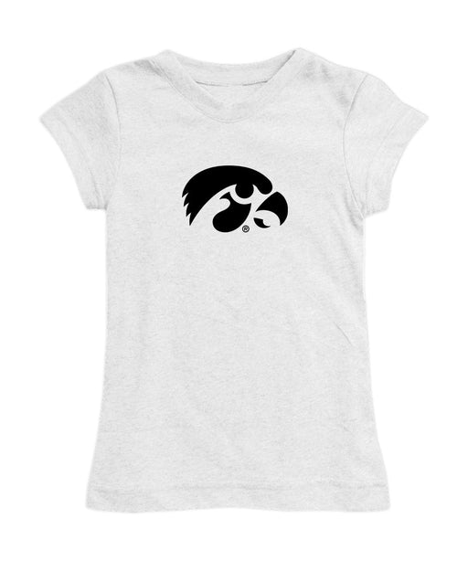 Iowa Hawkeyes Girl´s Fitted Cotton T-shirt White