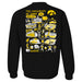 Iowa Hawkeyes Hand Sketched Artwork Black Crewneck Sweatshirt for Women - Vive La Fête - Online Apparel Store