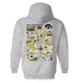 Iowa Hawkeyes Hand Sketched Artwork Cotton Fleece Women Hoodie - Vive La Fête - Online Apparel Store