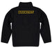 Iowa Hawkeyes Vive La Fete Logo and Mascot Name Womens Black Quarter Zip Pullover - Vive La Fête - Online Apparel Store