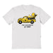 Iowa Hawkeyes Hand Sketched Vive La Fete Impressions Truck White T-shirt for Women
