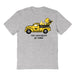 Iowa Hawkeyes Hand Sketched Vive La Fete Impressions Truck Grey T-shirt for Women
