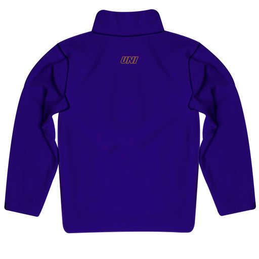 Northern Iowa Panthers Vive La Fete Logo and Mascot Name Womens Purple Quarter Zip Pullover - Vive La Fête - Online Apparel Store