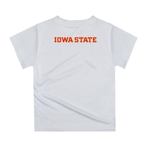 Iowa State Cyclones ISU Original Dripping Football Helmet White T-Shirt by Vive La Fete - Vive La Fête - Online Apparel Store