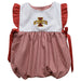 Iowa State Cyclones ISU Embroidered Maroon Gingham Girls Bubble