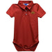 Iowa State Cyclones ISU Embroidered Red Solid Knit Boys Polo Bodysuit - Vive La Fête - Online Apparel Store