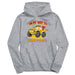 Iowa State Cyclones ISU On My Way Monster Truck Heather Grey Cotton Youth Hoodie