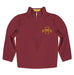 Iowa State Cyclones ISU Vive La Fete Game Day Solid Red Quarter Zip Pullover Sleeves