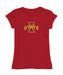 Iowa State Cyclones Girl´s Fitted Cotton T-shirt Red