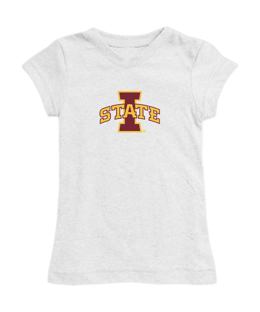 Iowa State Cyclones Girl´s Fitted Cotton T-shirt White