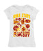 Iowa State Cyclones ISU Girl´s Fitted Cotton T-shirt White