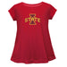 Iowa State Cyclones Short Sleeve Youth Cotton Top Red