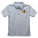 Iowa State Cyclones ISU Embroidered Gray Short Sleeve Polo Box Shirt