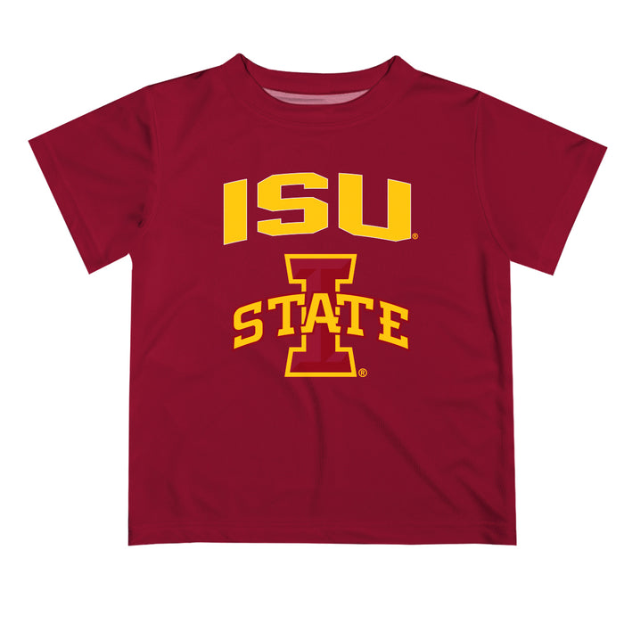 Iowa State Cyclones ISU Vive La Fete Boys Game Day  Gold Short Sleeve Tee Shirt