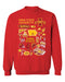 Iowa State Cyclones ISU Vive La Fete Impressions Red Cotton Crewneck Sweatshirt for Women