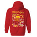 Iowa State Cyclones ISU Hand Sketched Vive La Fete Impressions Artwork Red Cotton Fleece Long Sleeve Hoodie - Vive La Fête - Online Apparel Store