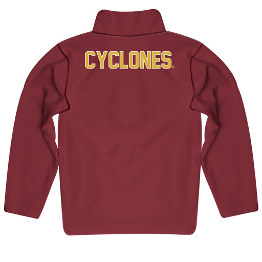 Iowa State Cyclones ISU Vive La Fete Women Solid Maroon Quarter Zip Pullover Sleeves - Vive La Fête - Online Apparel Store