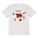 Iowa State Cyclones ISU Hand Sketched Vive La Fete Impressions Icones White T-shirt for Women