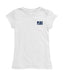 Jackson State University Tigers Hand Sketched Vive La Fete Impressions Artwork White Girls Cotton Short Sleeve Tee