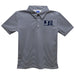 Jackson State University Tigers Embroidered Navy Stripes Short Sleeve Polo Box Shirt